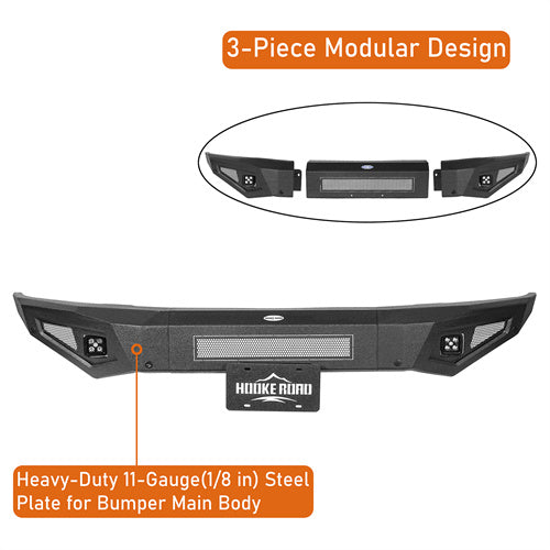 2015-2017 Ford F-150 Front Bumper Aftermarket Bumper Pickup Truck Parts - Hooke Road b8282 9