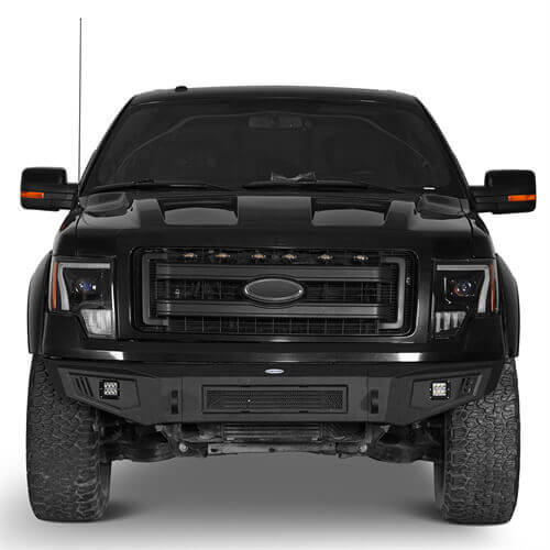 HookeRoad Full Width Front Bumper for 2009-2014 Ford F-150, Excluding Raptor b820082018202s 4