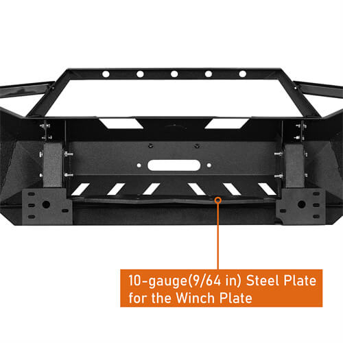 HookeRoad Full Width Front Bumper & Rear Bumper for 2007-2013 Toyota Tundra HookeRoad HE.5200+5206 14