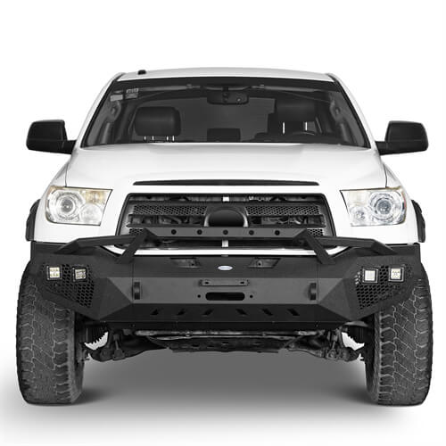 Load image into Gallery viewer, HookeRoad Full Width Front Bumper &amp; Rear Bumper for 2007-2013 Toyota Tundra HookeRoad HE.5200+5206 3
