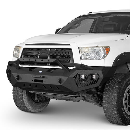 HookeRoad Full Width Front Bumper & Rear Bumper for 2007-2013 Toyota Tundra HookeRoad HE.5200+5206 4