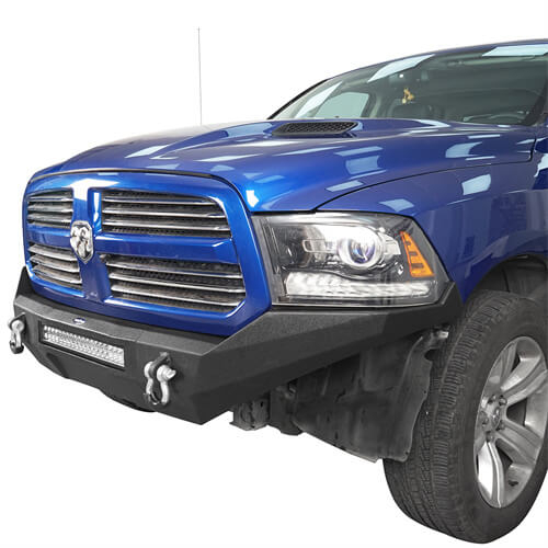 Load image into Gallery viewer, HookeRoad Dodge Ram Front Bumper &amp; Rear Bumper for 2013-2018 Dodge Ram 1500, Excluding Rebel Products Hooke Road HE.6000+HE.6002 5
