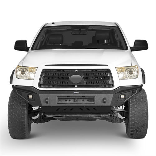 Load image into Gallery viewer, HookeRoad Full Width Front Bumper &amp; Rear Bumper for 2007-2013 Toyota Tundra b52045206s 4
