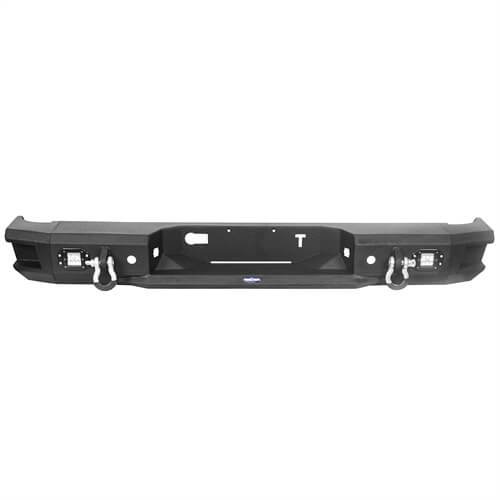 Load image into Gallery viewer, HookeRoad Full Width Front Bumper w/Winch Plate &amp; Rear Bumper w/Hitch Receiver for 2007-2013 Toyota Tundra Hooke Road HE.5205+HE.5201 18
