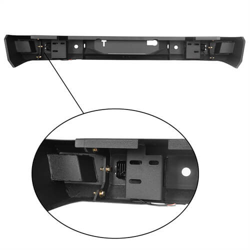 Load image into Gallery viewer, HookeRoad Full Width Front Bumper w/Winch Plate &amp; Rear Bumper w/Hitch Receiver for 2007-2013 Toyota Tundra Hooke Road HE.5205+HE.5201 20
