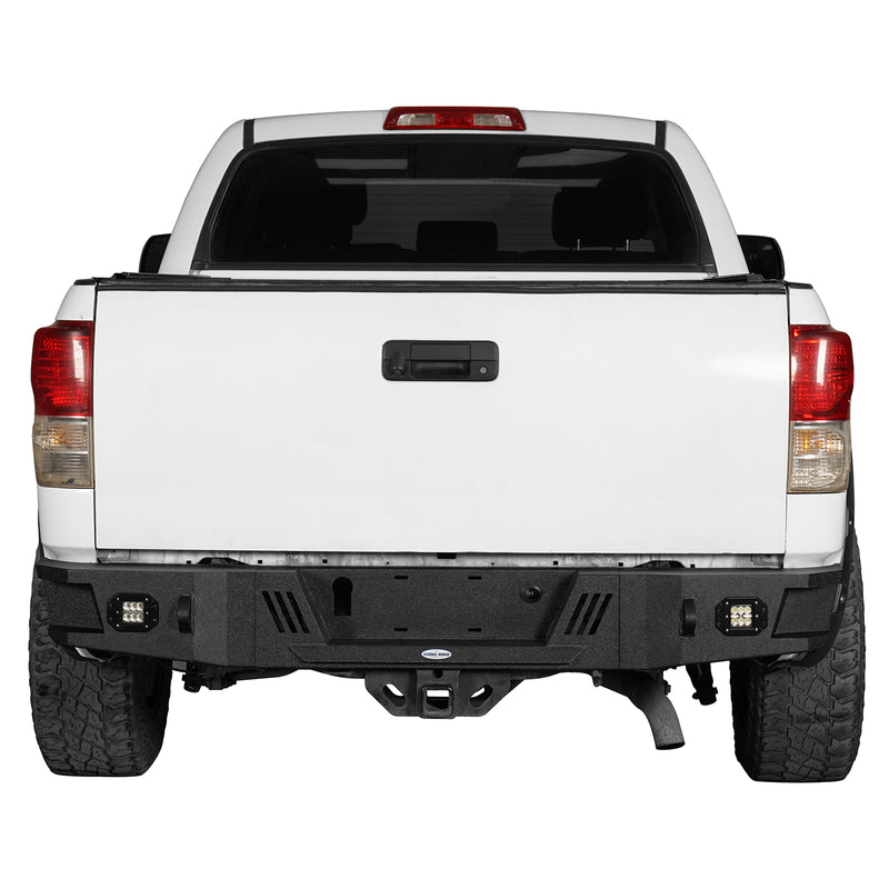 Load image into Gallery viewer, HookeRoad Full Width Front Bumper w/Winch Plate &amp; Rear Bumper for 2007-2013 Toyota Tundra Products Hooke Road 4x4 HE.5205+HE.5206 6
