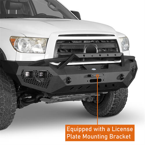 Load image into Gallery viewer, HookeRoad Full Width Front Bumper / Rear Bumper / Roof Rack for 2007-2013 Toyota Tundra Crewmax HookeRoad HE.5200+5201+5202 16
