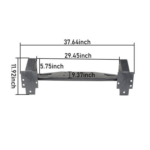 Load image into Gallery viewer, HookeRoad Full Width Front Bumper &amp; Rear Bumper w/Tire Carrier for 2005-2015 Toyota Tacoma b40014013 20
