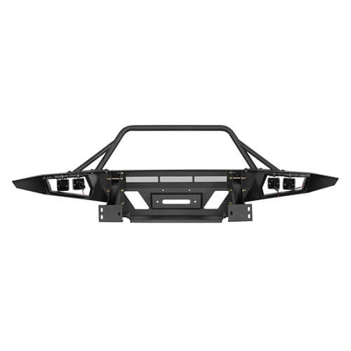 Load image into Gallery viewer, Hooke Road Full Width Front Bumper w/ Winch Plate &amp; LED Spot Lights For 2016-2023 ToyotaTacoma b4210s 19
