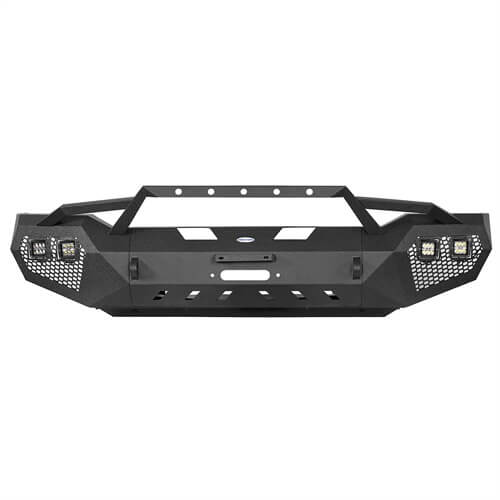 HookeRoad Toyota Tundra Front Bumper Full Width Bumper w/Hoop for 2007-2013 Toyota Tundra  HE.5200 11