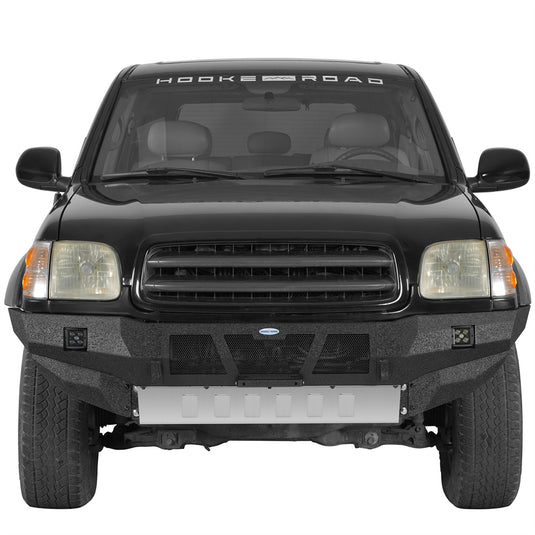 2001-2004 Toyota Sequoia Full-Width Front Bumper w/ Skid Plate Hooke Road b4801s 2