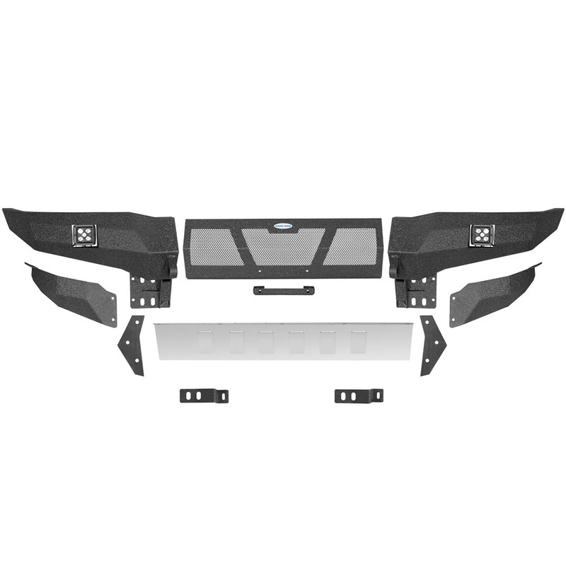 Load image into Gallery viewer, 2001-2004 Toyota Sequoia Full-Width Front Bumper w/ Skid Plate Hooke Road b4801s 4
