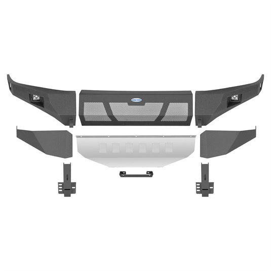 Full-Width Front Bumper for 2003-2009 Toyota 4Runner with Skid Plate b9859s 5