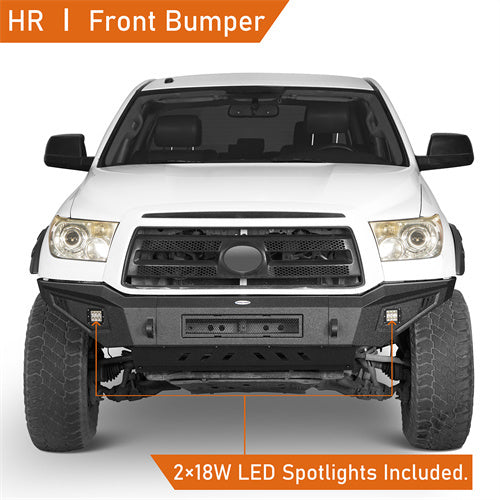 HookeRoad Front Bumper w/Skid Plate for 2007-2013 Toyota Tundra b5204 10