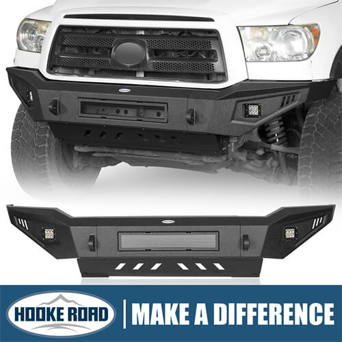 Load image into Gallery viewer, HookeRoad Front Bumper w/Skid Plate for 2007-2013 Toyota Tundra b5204s 1
