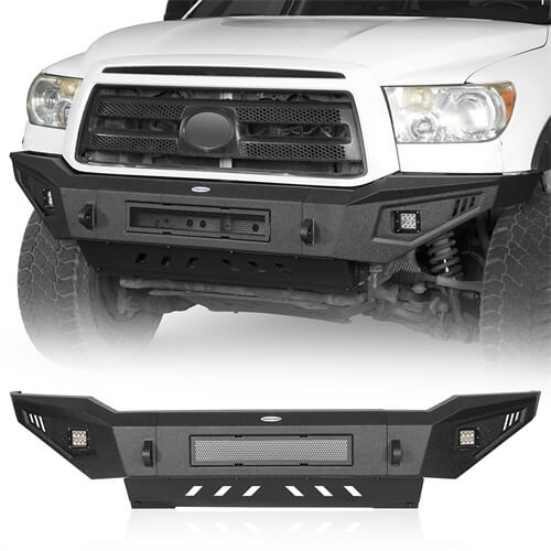 Load image into Gallery viewer, HookeRoad Front Bumper w/Skid Plate for 2007-2013 Toyota Tundra b5204s 2

