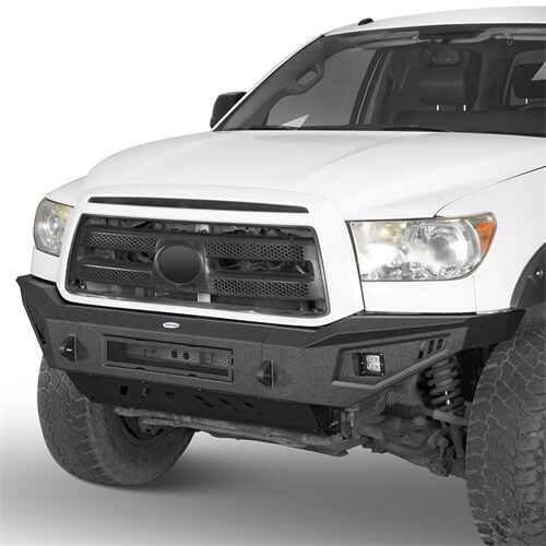 Load image into Gallery viewer, HookeRoad Front Bumper w/Skid Plate for 2007-2013 Toyota Tundra b5204s 3
