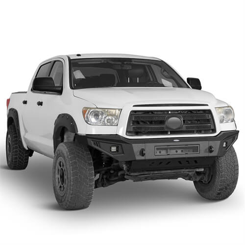 HookeRoad Front Bumper w/Skid Plate for 2007-2013 Toyota Tundra b5204s 5