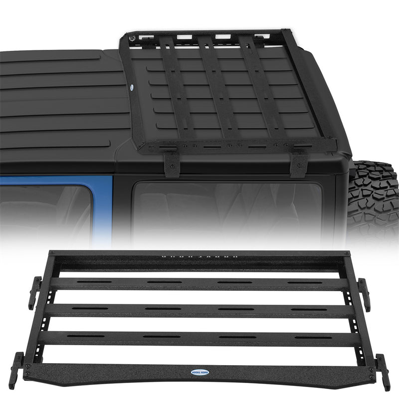 Load image into Gallery viewer, Half Steel Roof Rack for Jeep Wrangler JL 2-Door Hard Top Hooke Road b3108s 1
