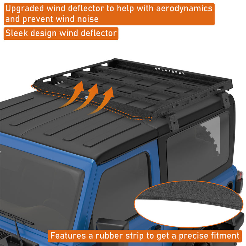 Load image into Gallery viewer, Half Steel Roof Rack for Jeep Wrangler JL 2-Door Hard Top Hooke Road b3108s 5
