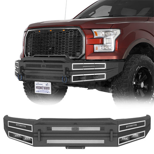 Load image into Gallery viewer, Hooke Road Heavy-duty Steel Front Bumper for 2015-2017 Ford F-150 b8289  1
