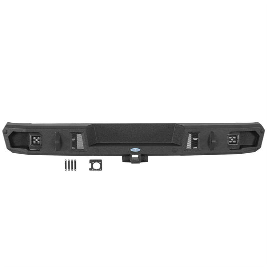 Hooke Road 1992-2014 Ford E-350 Rear Bumper with Hitch Receiver b8702 4