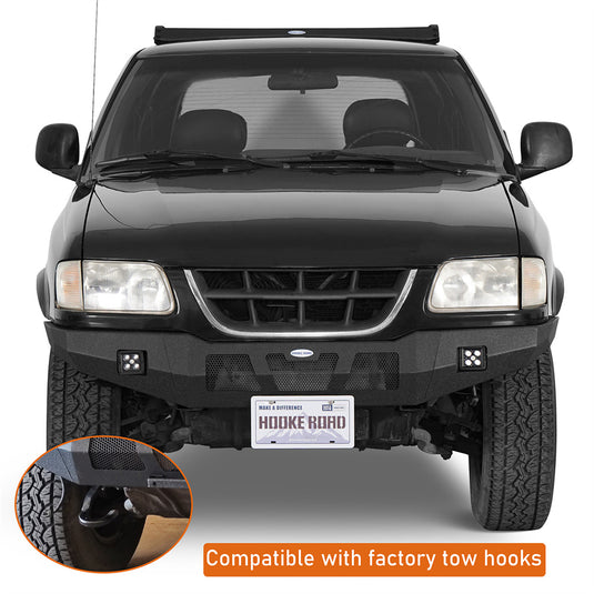 1995-2005 Chevy S10 Blazer Full-Width Front Bumper Hooke Road b7261 6