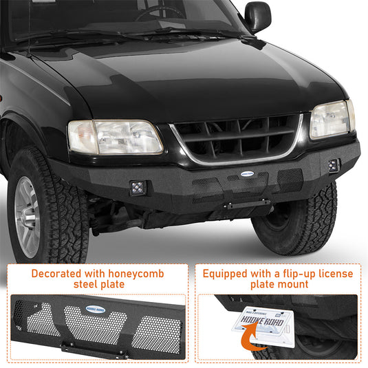 1995-2005 Chevy S10 Blazer Full-Width Front Bumper Hooke Road b7261 7
