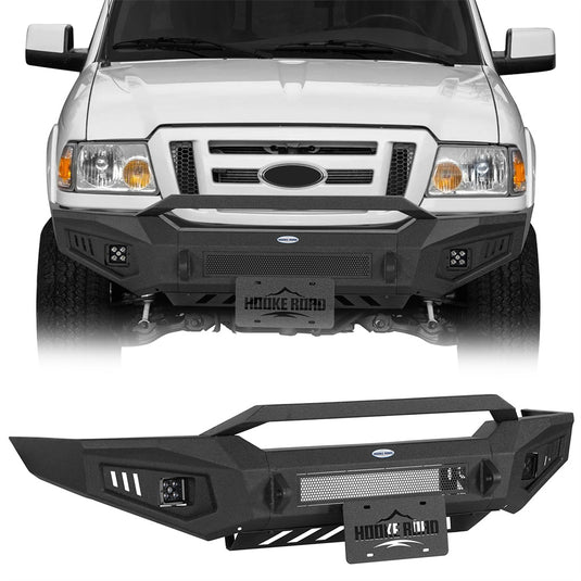 Ford Ranger Bumper Mounts 1998-2011 Ford Ranger Front Bumper with Skid Plate - Hooke Road – Hooke ...