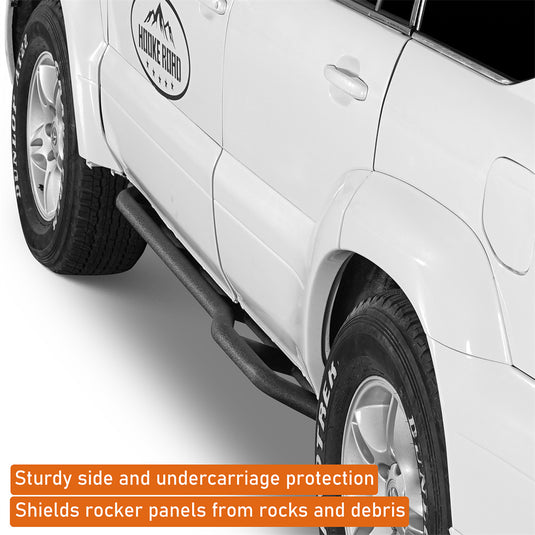 Hooke Road 2003-2009 Lexus GX470 Rock Slide with Kick-Out Design b4654 7
