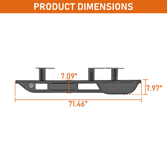 Hooke Road 2003-2009 Lexus GX470 Running Boards with Non-slip Pads b4656s 5