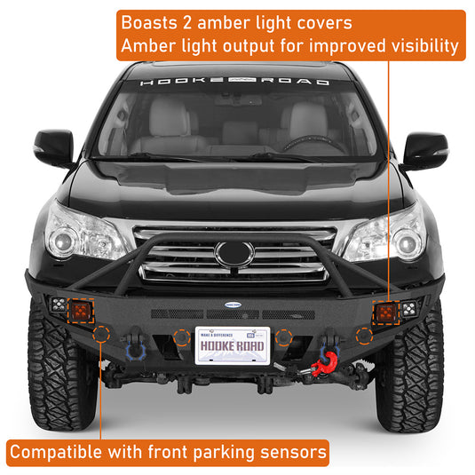 Hooke Road 2010-2023 Lexus GX460 Front Bumper Replacement b4610 7