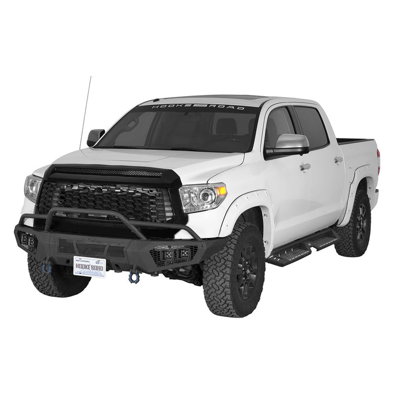 Load image into Gallery viewer, Hooke Road 2014-2021 Toyota Tundra Front Bumper with Bull Bars b5035 3
