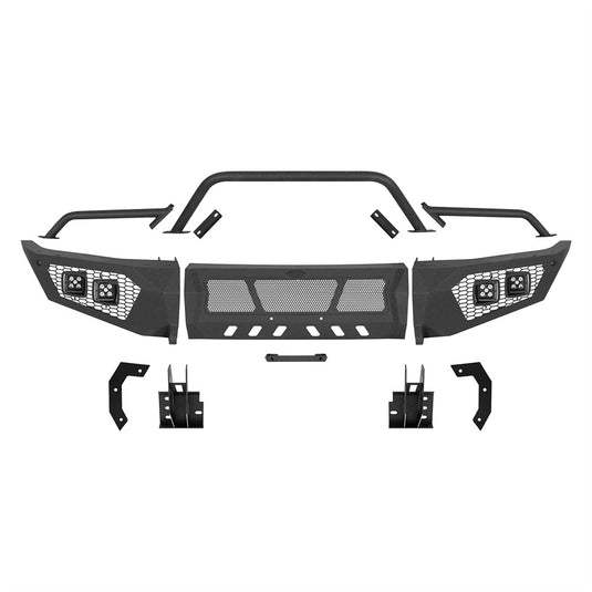 Hooke Road 2014-2021 Toyota Tundra Front Bumper with Bull Bars b5035 4
