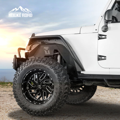Load image into Gallery viewer, Hooke Road Aluminum Front Inner Fender Liners for 2007-2018 Jeep Wrangler JK b2117s 5
