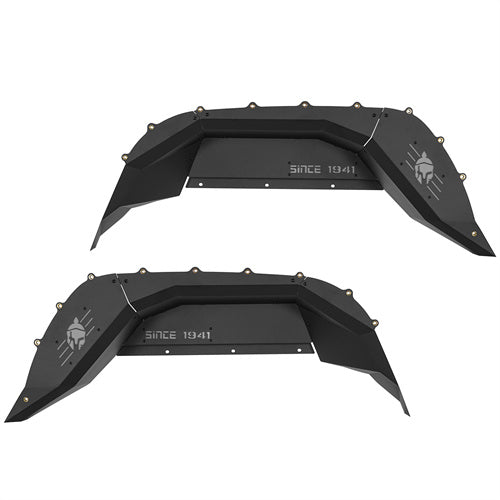 Load image into Gallery viewer, Hooke Road Aluminum Rear Wheel Well Liners for 2020-2025 Jeep Gladiator JT b7025s 3
