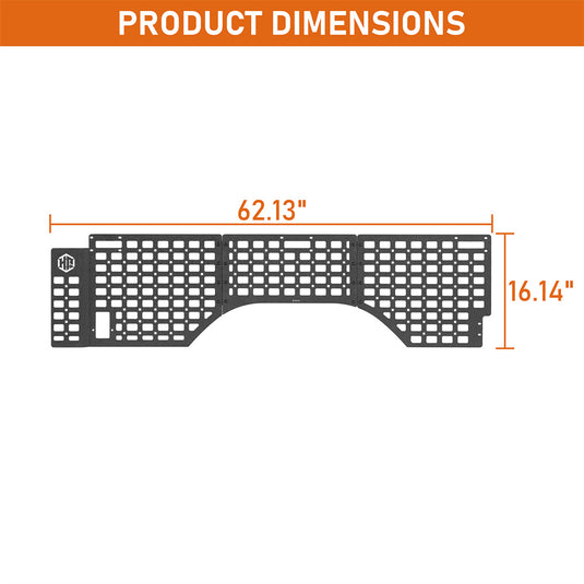 Bed Side MOLLE Panels for 07-18 Chevy Silverado & GMC Sierra 1500 Hooke Road b9469 5