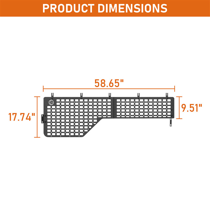 Load image into Gallery viewer, Bed Side MOLLE Panels for 14-21 Toyota Tundra Short Bed Hooke Road b5033s 5
