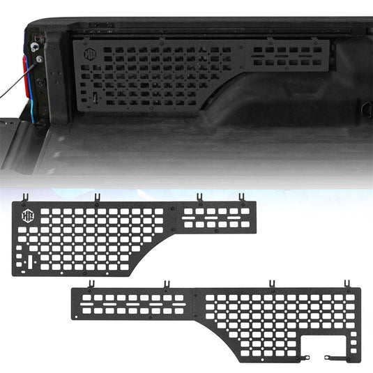 Bed Side Storage MOLLE Panels for 2020-2026 Jeep Gladiator JT Hooke Road b7031s 1