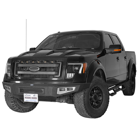 Hooke Road  Full Width Front Bumper for 2009-2014 Ford F150 b8201 2