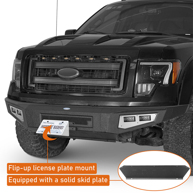 Load image into Gallery viewer, Hooke Road  Full Width Front Bumper for 2009-2014 Ford F150 b8201 8
