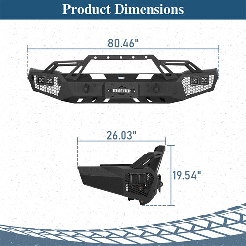 Load image into Gallery viewer, Hooke Road Front Bumper for 2015-2019 Chevy Silverado 2500HD 3500HD b9535ab 6
