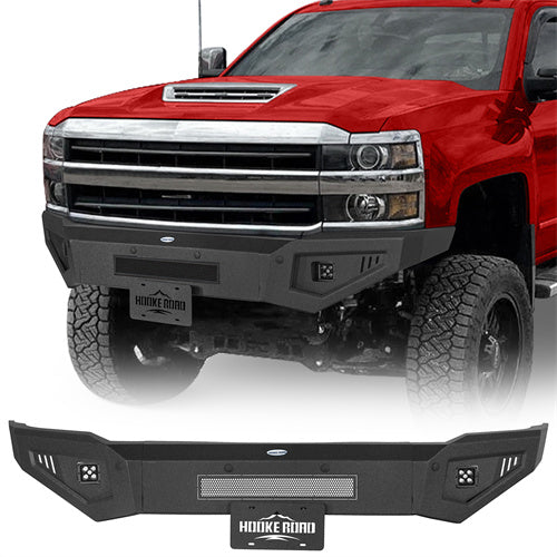 Load image into Gallery viewer, Hooke Road Front Bumper for 2015-2019 Chevy Silverado 2500HD 3500HD b9534 1
