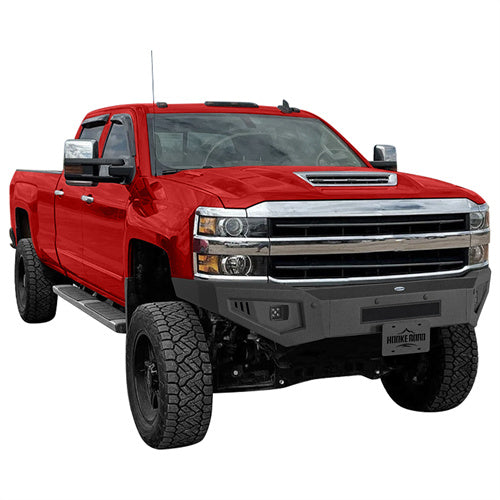 thumbnail image 2 of Gearzaar Chrome Front Bumper For 2015-2019 Chevy Silverado 2500 HD - With Fog Light Holes 2 of 5