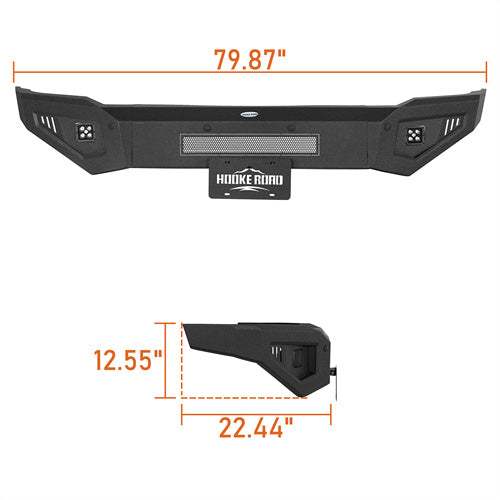 Load image into Gallery viewer, Hooke Road Front Bumper for 2015-2019 Chevy Silverado 2500HD 3500HD b9534 4
