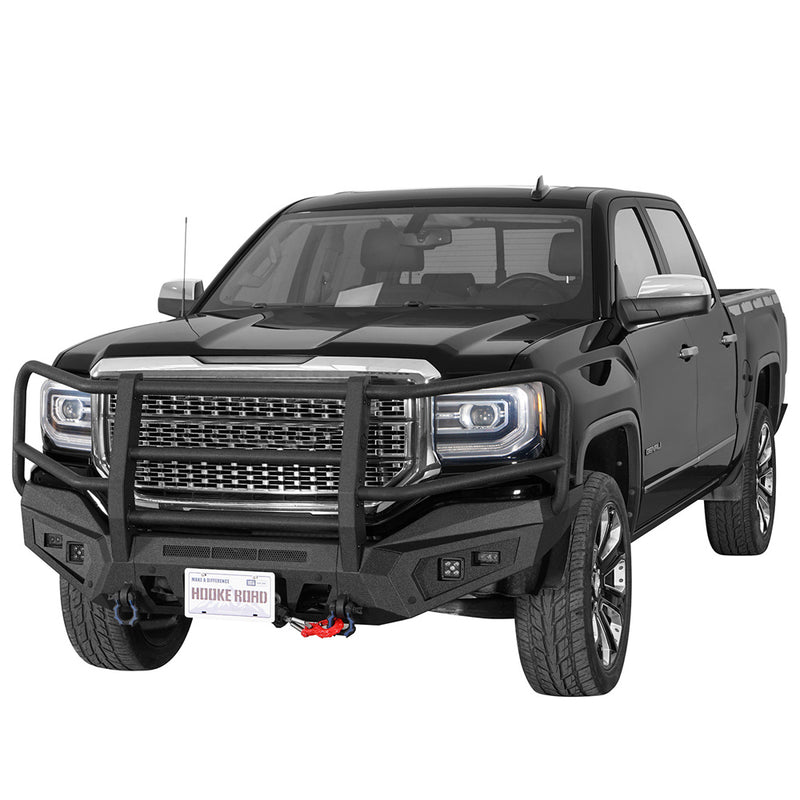 Load image into Gallery viewer, Front Bumper w/ Grille Guard (16-18 GMC Sierra 1500) - Hooke Road
