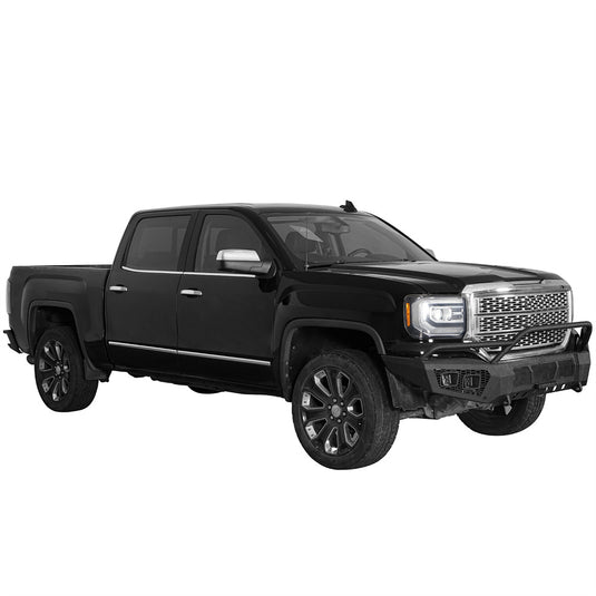 Hooke Road 2016-2018 GMC Sierra 1500 Front Bumper w/ Winch Plate b9470 3