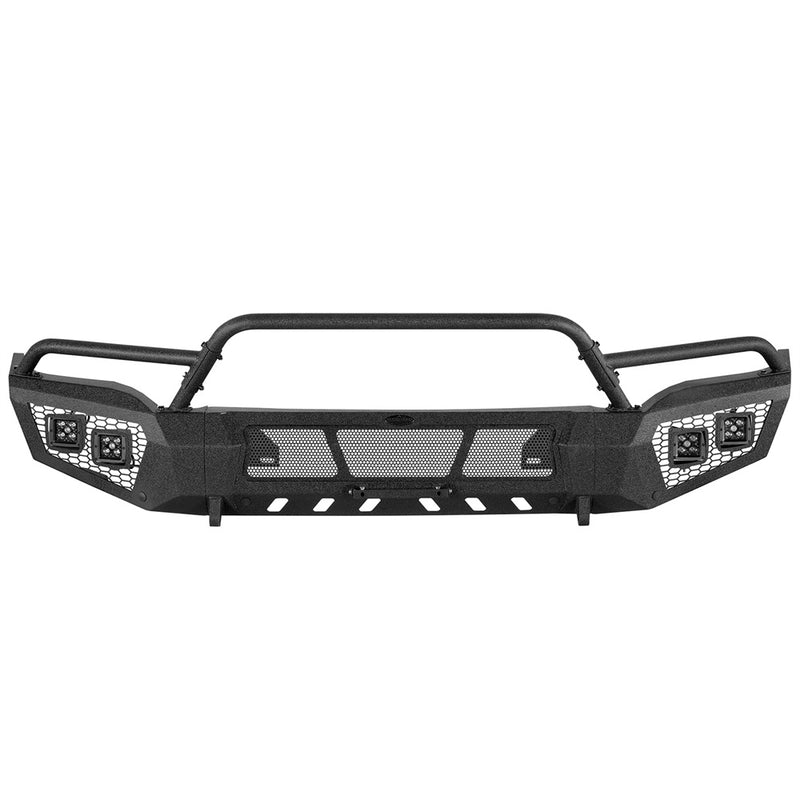 Load image into Gallery viewer, Hooke Road 2016-2018 GMC Sierra 1500 Front Bumper w/ Winch Plate b9470 4
