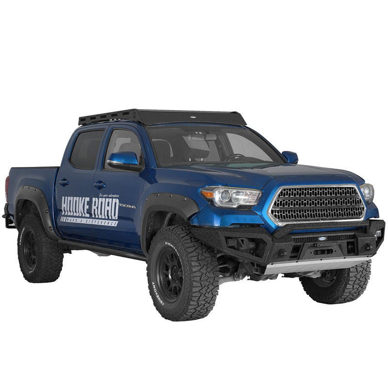 Load image into Gallery viewer, Hooke Road 2016-2023 Toyota Tacoma Front Bumper Skid Plate Winch Plate b4238 3
