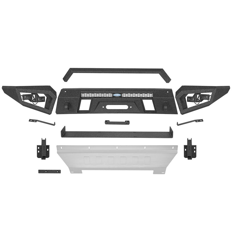 Load image into Gallery viewer, Hooke Road 2016-2023 Toyota Tacoma Front Bumper Skid Plate Winch Plate b4238 4
